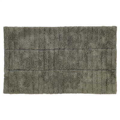 Fayans Banyo Paspası Zeytin Yeşili %100 Pamuk 50x80 cm