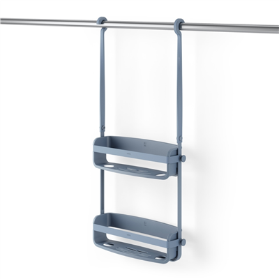 Flex Duş Rafı Gri Mavi 66x33x9.9 cm