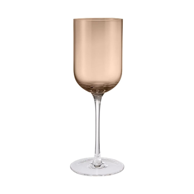 FUUMI 4lü Beyaz Şarap Kadehi Seti Kahve Renk 310 ml