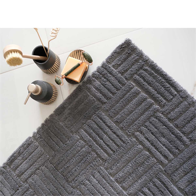 HCW Cubin 2li Banyo Paspas Seti Antrasit 40x60-60x100 cm