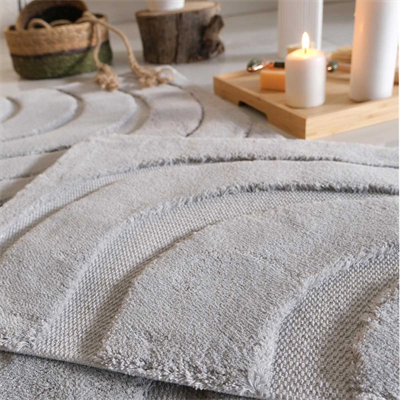HCW Vaven 2li Banyo Paspas Seti Gri 40x60-60x100 cm
