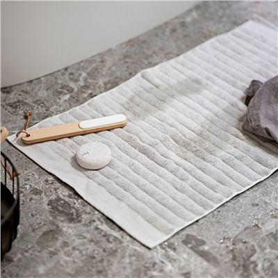 Inu Banyo Paspası Kum Rengi %100 Pamuk 50x80 cm
