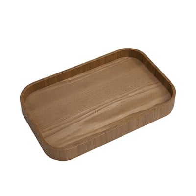 Dekoratif Ahşap Tepsi - İskandinav Stil Orta Sehpa Tepsisi Small (30 x 18 cm)