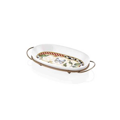 Jardin Ferforje Oval Servis Derin 26 cm