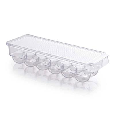 Kapaklı Yumurta Saklama Kabı - Şeffaf