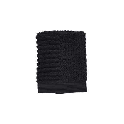 Klasik Yüz Havlusu Siyah %100 Pamuk 30x30 cm