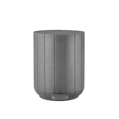 KUA Pedallı Çöp Kutusu Gri 3 Litre