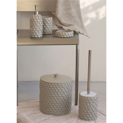 Lindy 5 Parça Gri Banyo Seti