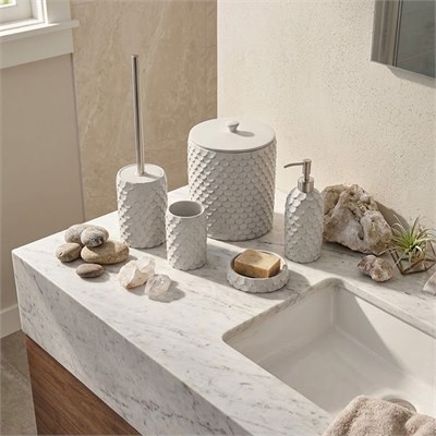 Lindy 5 Parça Gri Banyo Seti
