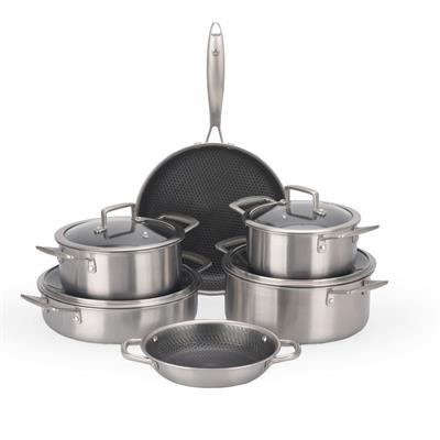 Maxx Doria Steel Fusion 10 Parça Çelik Tencere Takımı