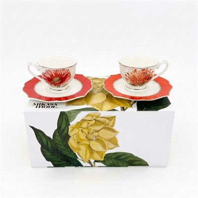 Mikasa Moor Art of Botanica 2li Kırmızı Kahve Fincanı 90 cc