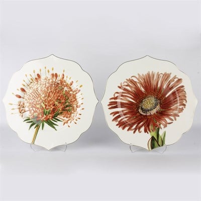 Mikasa Moor Art Of Botanica Kırmızı 2li Servis Tabağı 28 cm