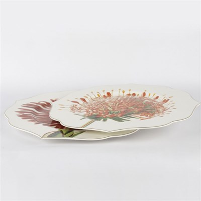Mikasa Moor Art Of Botanica Kırmızı 2li Servis Tabağı 28 cm