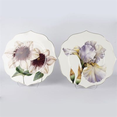 Mikasa Moor Art Of Botanica Lila 2li Servis Tabağı 28 cm