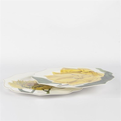 Mikasa Moor Art Of Botanica Sarı 2li Tatlı Tabağı 21 cm