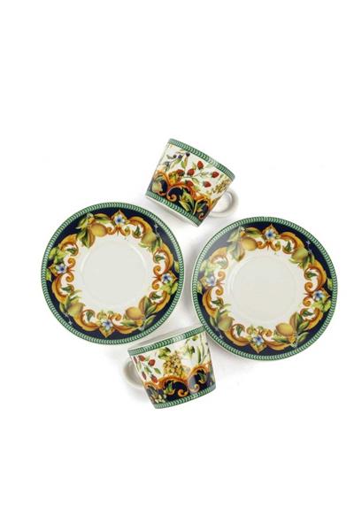 Mikasa Moor Capri Flora 2li Kahve Fincanı Seti 90 cc