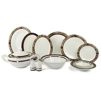 Mikasa Moor Leo 74 Parça 12 Kişilik Yemek Seti | Lüks Sofra | Çamlıca Home