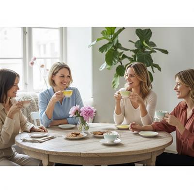 Mikasa Moor Soft Line 6lı Porselen Kahve Fincanı Seti