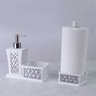 Mirage Kağıt Havluluk Beyaz Gümüş