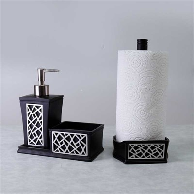 Mirage Kağıt Havluluk Siyah Gümüş