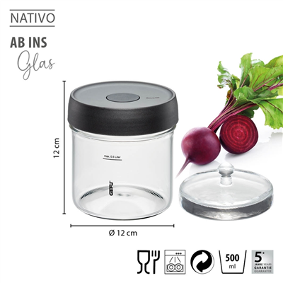 Natıvo Fermantasyon Kavanozu 0,5 L