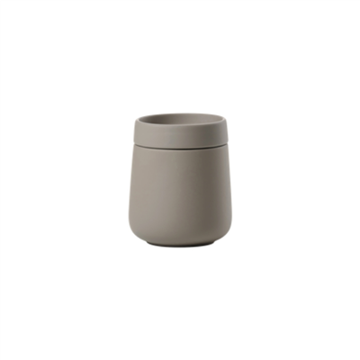 Nova One Seramik Kavanoz 2 Parça Taupe 290 ml