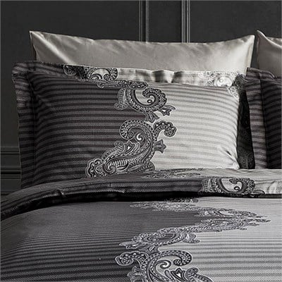 Pamuk Saten Çift Kişilik Nevresim Takımı 200x220 cm - Basell Kahve
