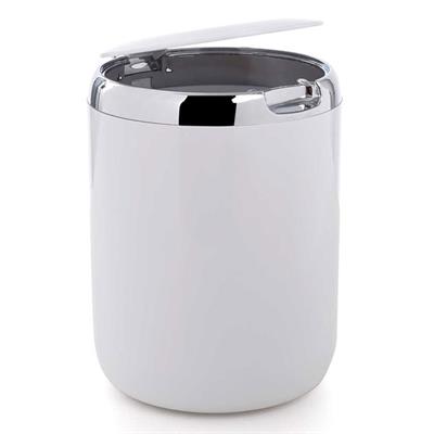 Pasifik 3 Lt. Çöp Kovası Plastik Kapaklı Beyaz