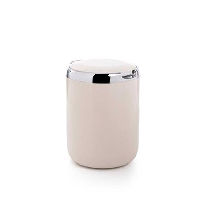 Pasifik 3 Lt. Çöp Kovası Plastik Kapaklı Bej