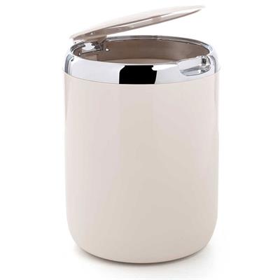 Pasifik 3 Lt. Çöp Kovası Plastik Kapaklı Bej