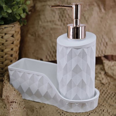 Prizma Mutfak Sıvı Sabunluk Beyaz