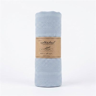 Pure Simple Tek Kişilik Pike 160x235 cm - Mavi - İyi Geceler İstanbul