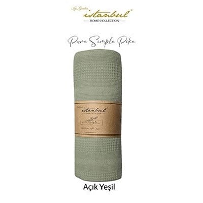 Pure Simple Tek Kişilik Pike - Açık Yeşil - İyi Geceler İstanbul