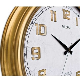 Regal Yaldız Eskitme Duvar Saati 9108 G2