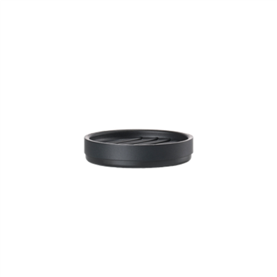 Rim Yuvarlak Katı Sabunluk Siyah Çap 10,8 cm