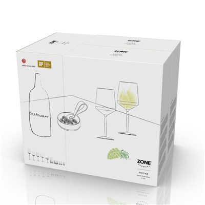 Rocks Kristal Beyaz Şarap Kadehi 2 Adet 30 cl