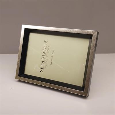 Seta Bianca Art Deco 15 x 21 cm Çerçeve Gümüş