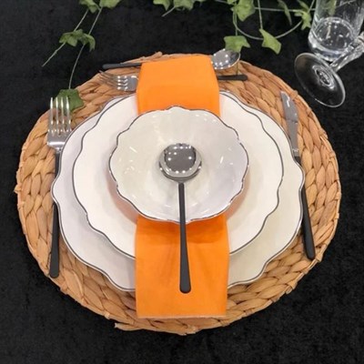 Silver King 24 Parça Porselen Yemek Takımı