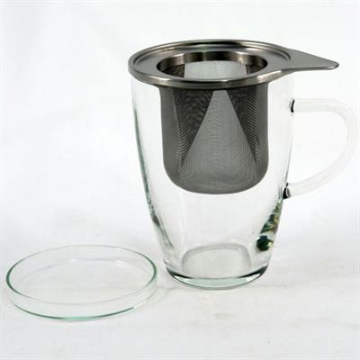 Simax 179 Çelik Süzgeçli Cam Kupa 0,35 Lt. - Pratik ve Sağlıklı Bitki Çayı Deneyimi