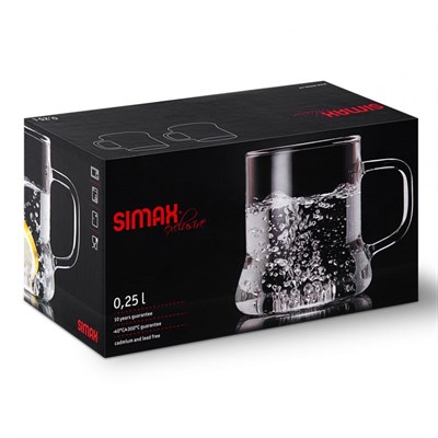 Simax 2li Borosilikat Cam Kupa Seti - 250 ml 