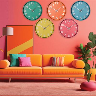 Simplex Joy Duvar Saati Mavi