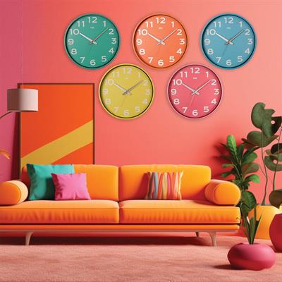 Simplex Joy Duvar Saati Pembe