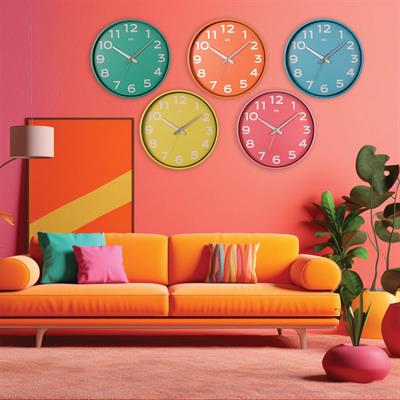 Simplex Joy Duvar Saati Sarı