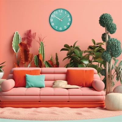 Simplex Joy Duvar Saati Yeşil