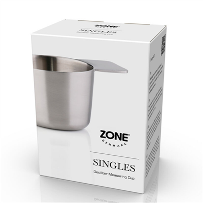 Singles Çelik Desilitre Ölçü Kabı 1 Dl - Çap 6,4 cm