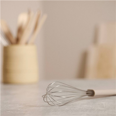 Singles Çırpıcı Soft Taupe 28 cm - Çap 6 cm