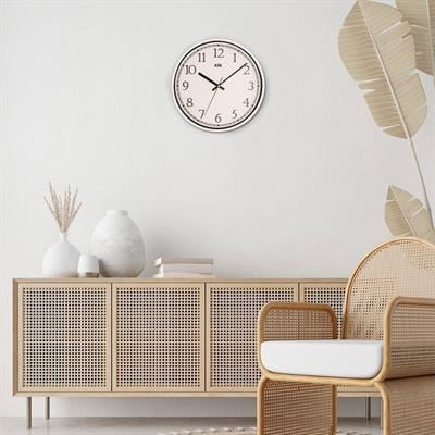 Slim Beyaz Duvar Saati | Sessiz ve Minimalist | Çamlıca Home