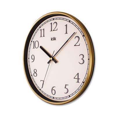 Slim Duvar Saati Gold