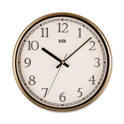 Slim Duvar Saati Gold