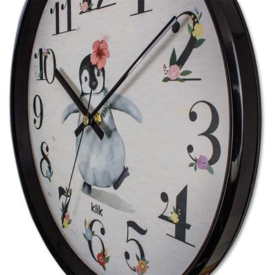 Slim Penguen Duvar Saati